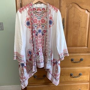 BEAUTIFUL Johnny Was Linen Kimono🌸🌺🌸 Size Large